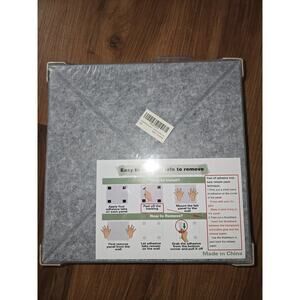 Corkboard Alternative for Office & Home | 12-Pack Gray Bulletin Board Tiles...